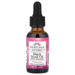 헤리티지 스토어 Heritage Store, 블랙 씨드 오일, 30ml(1fl oz)