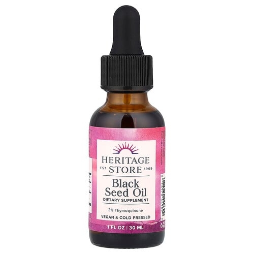 헤리티지 스토어 Heritage Store, 블랙 씨드 오일, 30ml(1fl oz) 상세 이미지