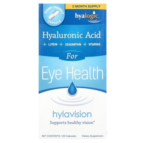 햐로직 LLC Hyalogic, Hylaview, 히알루론산 + 루테인 + 제아잔틴 + 비타민, 캡슐 120정 상세 이미지