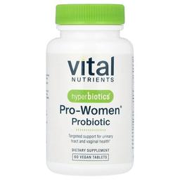 Vital Nutrients, Hyperbiotics®, Pro-Women® 프로바이오틱, 비건 정제 60정