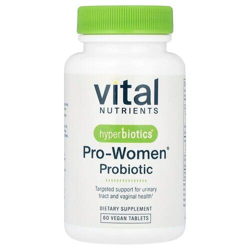 Vital Nutrients, Hyperbiotics®, Pro-Women® 프로바이오틱, 비건 정제 60정 상품 이미지