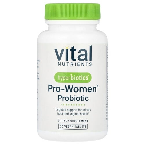 Vital Nutrients, Hyperbiotics®, Pro-Women® 프로바이오틱, 비건 정제 60정 상세 이미지
