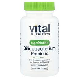 Vital Nutrients, Hyperbiotics®, 비피도박테리움 프로바이오틱, 비건 정제 60정