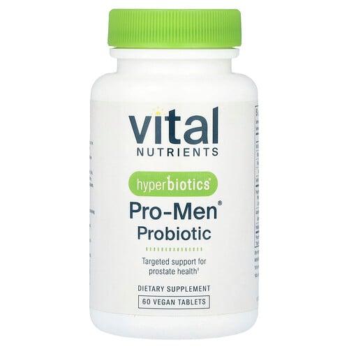 Vital Nutrients, Hyperbiotics®, Pro-Men® 프로바이오틱, 비건 정제 60정 상품 이미지