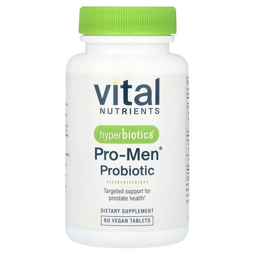 Vital Nutrients, Hyperbiotics®, Pro-Men® 프로바이오틱, 비건 정제 60정 상세 이미지