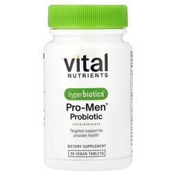 Vital Nutrients, Hyperbiotics®, Pro-Men® 프로바이오틱, 비건 정제 30정