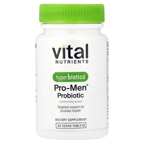 Vital Nutrients, Hyperbiotics®, Pro-Men® 프로바이오틱, 비건 정제 30정 상세 이미지