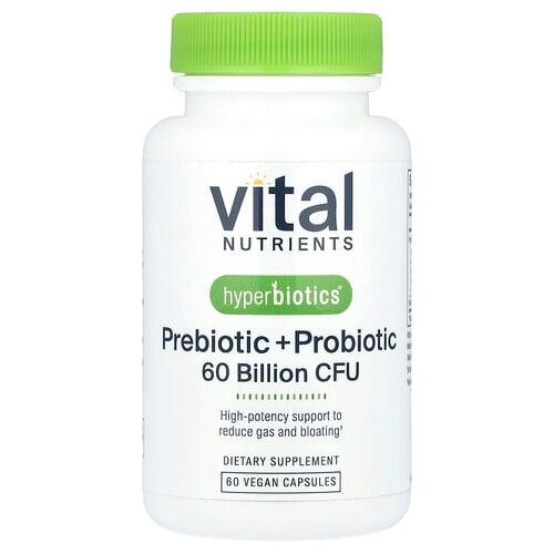 Vital Nutrients, Hyperbiotics®, 프리바이오틱+프로바이오틱, 베지 캡슐 60정 상품 이미지