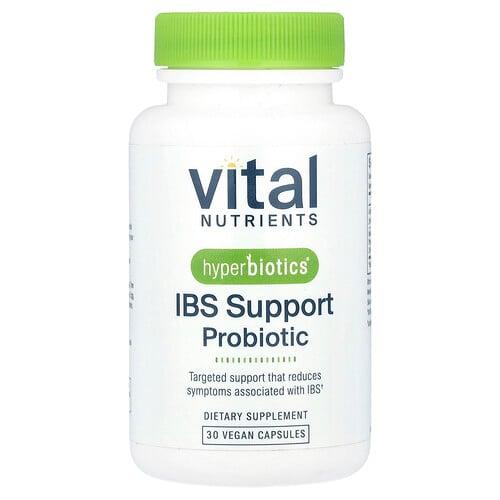 Vital Nutrients, Hyperbiotics®, IBS 보조제 프로바이오틱, 베지 캡슐 30정 상품 이미지