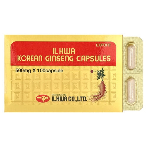 일화 Ilhwa, 한국 인삼, 500mg, 캡슐 100정 상세 이미지