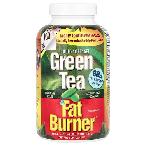 Applied Nutrition, Green Tea Fat Burner, 빠른 작용 액상 소프트젤 90정 상세 이미지