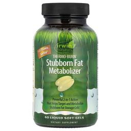 어윈 네츄럴 Irwin Naturals, 써모 번 Stubborn Fat Metabolizer™, 액상 소프트젤 60정