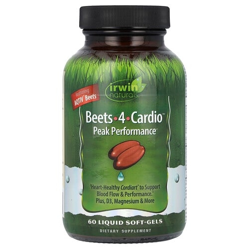 어윈 네츄럴 Irwin Naturals, Beets-4-Cardio™, 액상 소프트젤 60정 상세 이미지