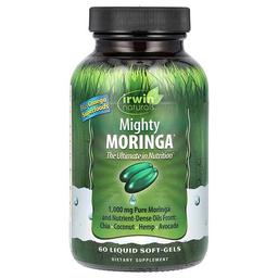 어윈 네츄럴 Irwin Naturals, Mighty Moringa, 60 액상 소프트-젤