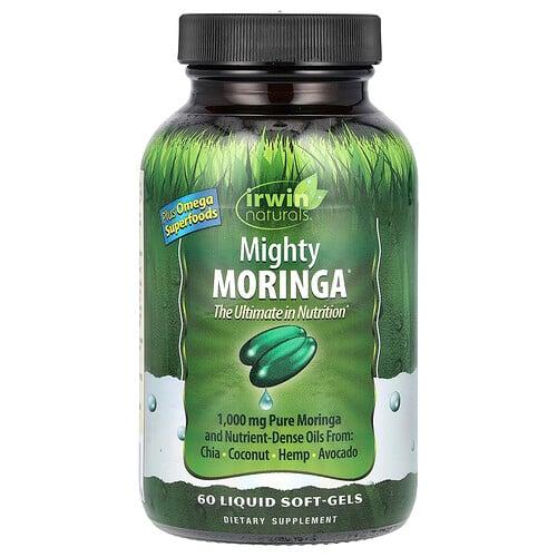 어윈 네츄럴 Irwin Naturals, Mighty Moringa, 60 액상 소프트-젤 상품 이미지