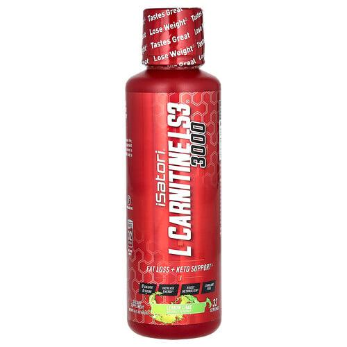 이사토리 Isatori, L-카르니틴 LS3 3000, 레몬 라임, 3,000mg, 480ml(16fl oz) 상품 이미지