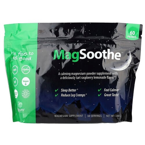Jigsaw Health, MagSoothe™, 타트 라즈베리 레모네이드, 60팩, 각 5.5g 상세 이미지