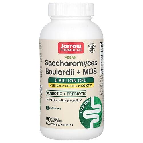 자로우 포뮬라 Jarrow Formulas, 비건 사카로미세스 보울라디 + MOS, 50억CFU, 베지 캡슐 90정 상품 이미지