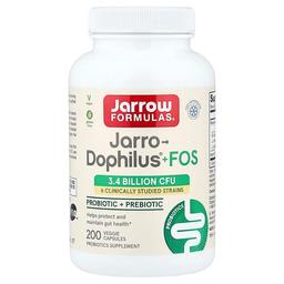 자로우 포뮬라 Jarrow Formulas, 비건 Jarro-Dophilus® 플러스 FOS, 베지 캡슐 200정
