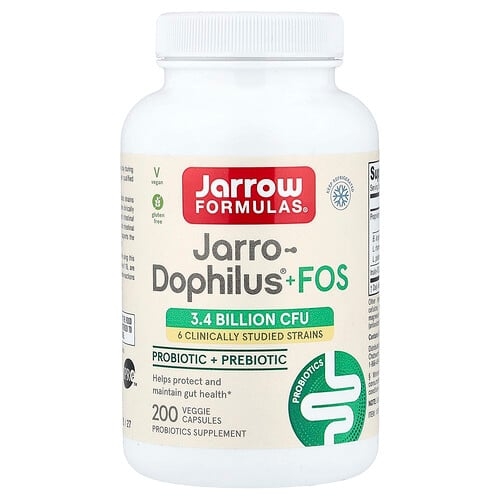 자로우 포뮬라 Jarrow Formulas, 비건 Jarro-Dophilus® 플러스 FOS, 베지 캡슐 200정 상세 이미지