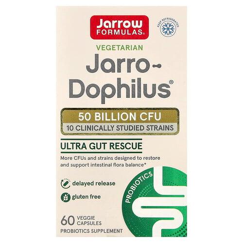 자로우 포뮬라 Jarrow Formulas, Jarro-Dophilus®, 500억CFU, 베지 캡슐 60정 상품 이미지
