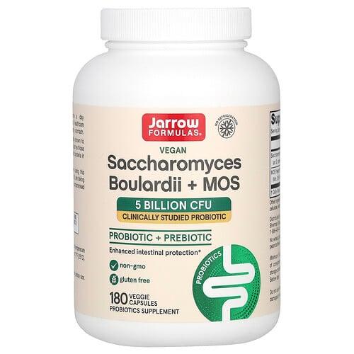 자로우 포뮬라 Jarrow Formulas, 사카로미세스 보울라디 플러스 MOS, 50억, 지연 방출 베지 캡슐 180정 상품 이미지