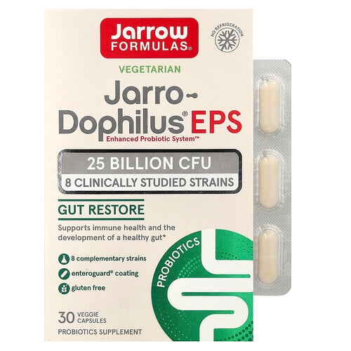 자로우 포뮬라 Jarrow Formulas, 식물성 Jarro-Dophilus® EPS, 베지 캡슐 30정 상세 이미지