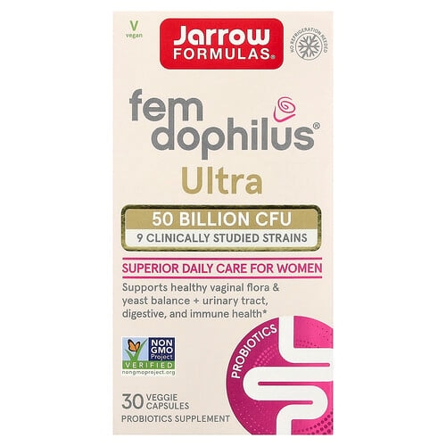 자로우 포뮬라 Jarrow Formulas, Fem-Dophilus® Ultra, 베지 캡슐 30정 상세 이미지