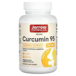 자로우 포뮬라 Jarrow Formulas, 커큐민 95, 강황 추출물, 500mg, 베지 캡슐 120정