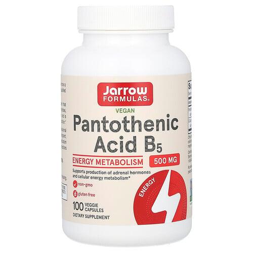 자로우 포뮬라 Jarrow Formulas, 판토텐산 B5, 베지 캡슐 100정 상품 이미지