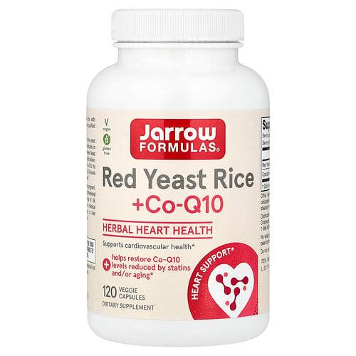 자로우 포뮬라 Jarrow Formulas, 홍국 + Co-Q10, 베지 캡슐 120정 상품 이미지