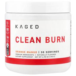케이지드 Kaged, Clean Burn, 오렌지 망고, 198g(6.98oz)