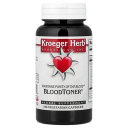 크로거 호스 Kroeger Herb Co, 블러드 토너, 베지 캡슐 100정
