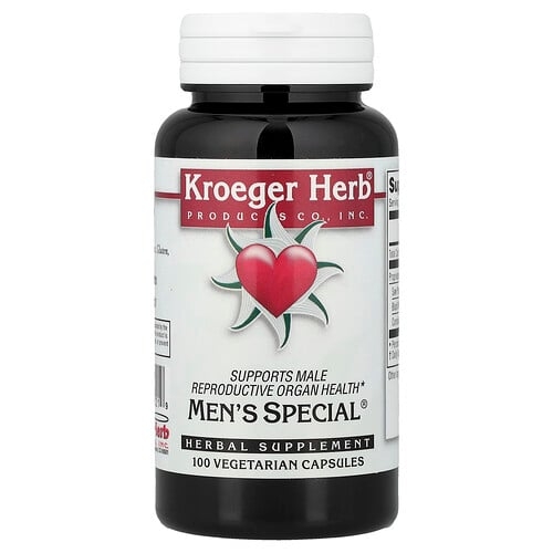 크로거 호스 Kroeger Herb Co, 남성용 Special®, 베지 캡슐 100정 상세 이미지