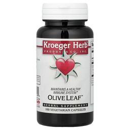 크로거 호스 Kroeger Herb Co, Olive Leaf™, 베지 캡슐 100정