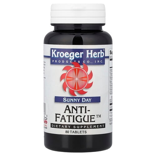크로거 호스 Kroeger Herb Co, Sunny Day, Anti-Fatigue™, 80정 상세 이미지