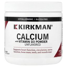 컬크맨 랩 Kirkman Labs, 비타민D3 함유 칼슘, 무맛, 227g(8oz)