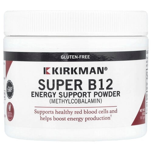컬크맨 랩 Kirkman Labs, 슈퍼 B12, 에너지 증진 분말, 57g(2oz) 상세 이미지