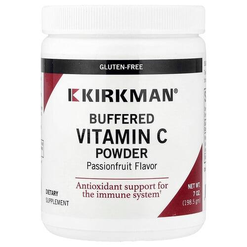 컬크맨 랩 Kirkman Labs, 완충형 비타민C 분말, 패션프루트, 198.5g(7oz) 상품 이미지