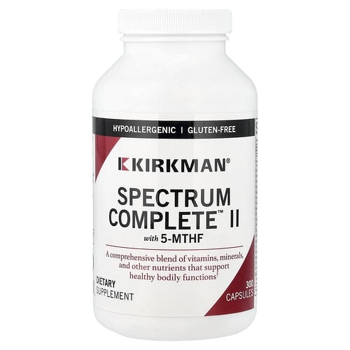 컬크맨 랩 Kirkman Labs, Spectrum Complete™ II, 5-MTHF 함유, 캡슐 300정 상세 이미지