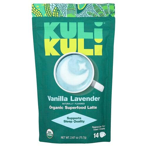 쿨리 쿨리 Kuli Kuli, 유기농 슈퍼 푸드 라떼, 바닐라 라벤더, 75.7g(2.67oz) 상품 이미지