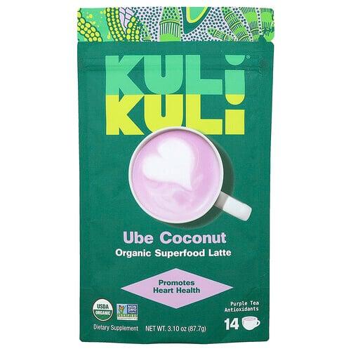 쿨리 쿨리 Kuli Kuli, 유기농 슈퍼 푸드 라떼, 우베 코코넛, 87.7g(3.10oz) 상품 이미지