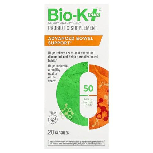 Bio-K+, Probiotic Supplement, 장 건강 강화, 캡슐 20정 상품 이미지
