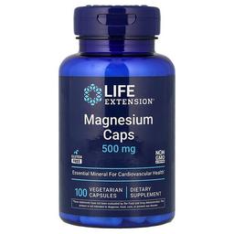 라이프 익스텐션 Life Extension, 마그네슘 캡슐, 500 mg, 100 베지 캡슐