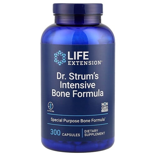 라이프 익스텐션 Life Extension, 스트럼 박사의 인텐시브 본 포뮬라, 캡슐 300정 상세 이미지