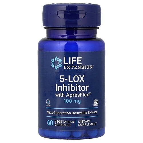 라이프 익스텐션 Life Extension, 5-Lox Inhibitor with ApresFlex, 100mg, 베지 캡슐 60정 상세 이미지