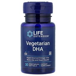 라이프 익스텐션 Life Extension, 식물성 DHA, 베지 소프트젤 30정(소프트젤 1정당 200mg)