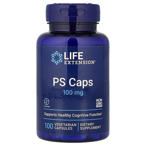 라이프 익스텐션 Life Extension, PS 캡슐, 100mg, 베지 캡슐 100정 상세 이미지