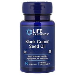 라이프 익스텐션 Life Extension, 블랙 커민 씨오일, 소프트젤 60정(소프트젤 1정당 500mg)