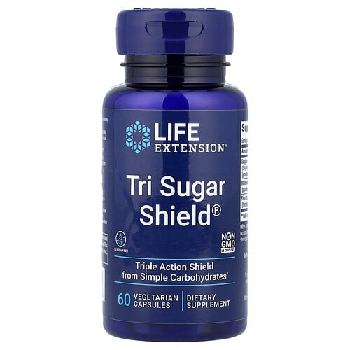 라이프 익스텐션 Life Extension, Tri Sugar Shield, 베지 캡슐 60정 상세 이미지